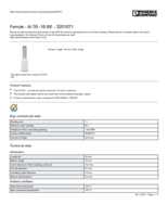 Datasheet for Phoenix Contact 3201071, EAN: 4017918094621