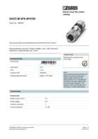 Datasheet for Phoenix Contact 1506781, EAN: 4017918892708