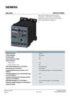 Datasheet for Siemens 3RP20051BW30, EAN: 4011209569454