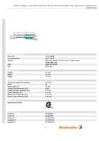 Datasheet for Weidmüller 1333100000, EAN: 4008190160364
