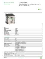 Datasheet for Schneider Electric LC1K0601B7, EAN: 3389110368833