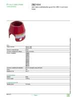 Datasheet for Schneider Electric ZBZ1604, EAN: 3389110099485