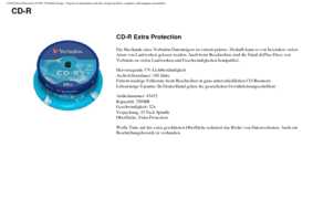 Datasheet for Verbatim 43432