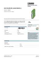 Datasheet for Phoenix Contact 2900420, EAN: 4046356504065