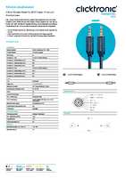 Datenblatt zu Clicktronic 70477, EAN: 4040849704772