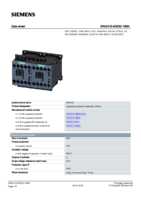 Datasheet for Siemens 3RA23158XE301BB4, EAN: 4011209836563