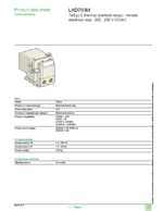 Datasheet for Schneider Electric LAD703M, EAN: 3389110347159