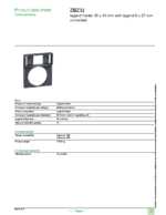 Datasheet for Schneider Electric ZBZ32, EAN: 3389110092592