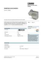 Datasheet for Phoenix Contact 2708999, EAN: 4046356082341