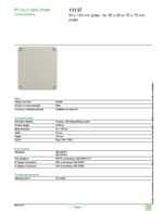 Datasheet for Schneider Electric 13137, EAN: 3303430131373