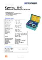 Datenblatt zu Kyoritsu K 6010, EAN: 5706445250103