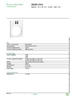 Datasheet for Schneider Electric ZB2BY4908, EAN: 3389110645576