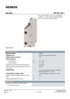 Datasheet for Siemens 3RH19211DA11, EAN: 4011209379862