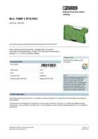 Datasheet for Phoenix Contact 2861328, EAN: 4017918894269