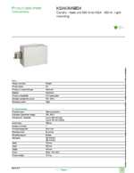 Datasheet for Schneider Electric KSA630ABD4, EAN: 3606480005039