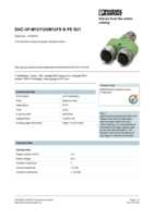 Datasheet for Phoenix Contact 1514016, EAN: 4017918943523