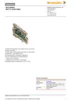 Datasheet for Weidmüller 8324590000, EAN: 4008190985455