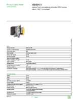 Datasheet for Schneider Electric XB4BA51, EAN: 3389110118384
