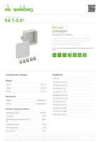 Datasheet for Spelsberg 33240701, EAN: 4013902399307