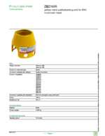 Datasheet for Schneider Electric ZBZ1605, EAN: 3389110099492