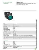 Datasheet for Schneider Electric XB4BW3335, EAN: 3389110887334