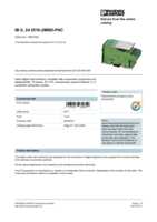 Datasheet for Phoenix Contact 2861959, EAN: 4017918974619