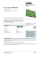 Datasheet for Phoenix Contact 2861700, EAN: 4017918974602