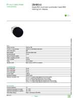 Datasheet for Schneider Electric ZB4BS42, EAN: 3389110888690