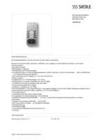 Datasheet for Siedle 200040920-00, EAN: 4015739409204