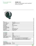Datasheet for Schneider Electric ZB4BK1833, EAN: 3389110891034