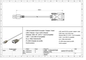 Datasheet for Goobay 95435, EAN: 4040849954351