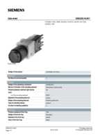 Datasheet for Siemens 3SB22020LB01, EAN: 4011209210912