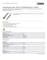 Datasheet for Phoenix Contact 1534818, EAN: 4046356011433