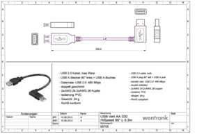 Datasheet for Goobay 95705, EAN: 4040849957055