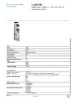 Datasheet for Schneider Electric LU2BA0BL, EAN: 3389110363098