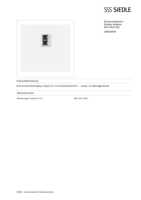 Datasheet for Siedle 200039543-00, EAN: 4015739395439