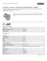 Datasheet for Phoenix Contact 2708232, EAN: 4017918960483