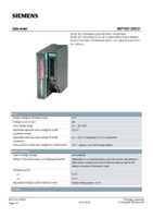 Datasheet for Siemens 6EP19312DC21, EAN: 4025515151012
