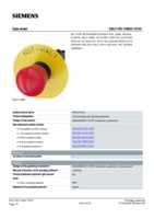 Datasheet for Siemens 3SU11001HB201CH0, EAN: 4011209957817