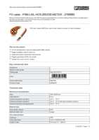 Datasheet for Phoenix Contact 2799885, EAN: 4017918074159