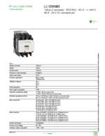 Datasheet for Schneider Electric LC1D80BD, EAN: 3389110439977