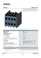 Datenblatt zu Siemens 3RH29111GA04, EAN: 4011209829268