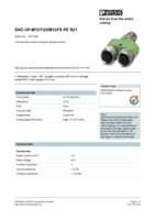 Datasheet for Phoenix Contact 1511789, EAN: 4017918943516