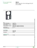 Datasheet for Schneider Electric ZBZ33, EAN: 3389110095852