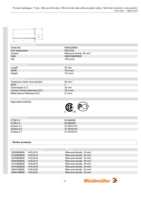 Datasheet for Weidmüller 9004220000, EAN: 4008190059606