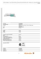 Datasheet for Weidmüller 9019350000, EAN: 4008190049263
