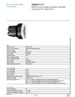Datasheet for Schneider Electric ZB4BW3137, EAN: 3389110840056