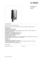 Datasheet for Siedle 200040917-00, EAN: 4015739409174