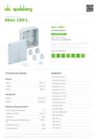 Datasheet for Spelsberg 81091001, EAN: 4013902110209