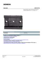 Datasheet for Siemens 3RV19177B, EAN: 4011209637481